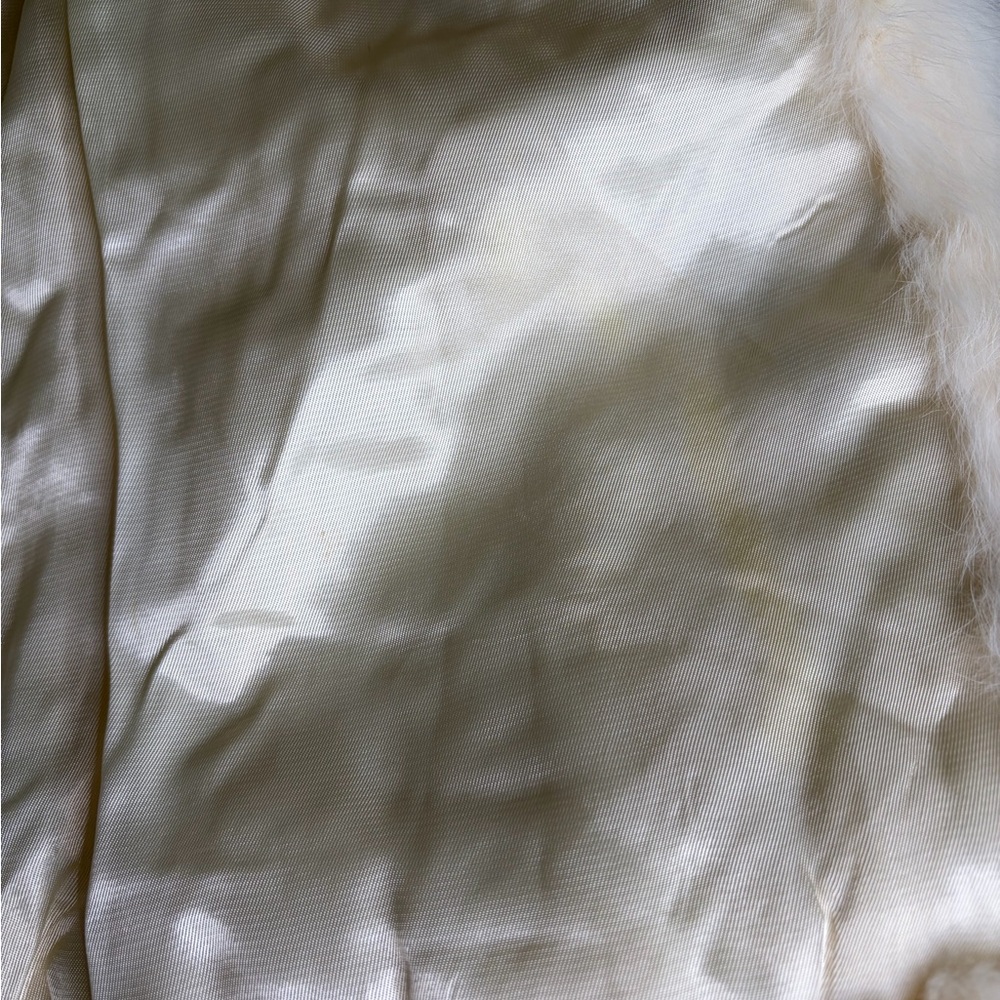 Vintage Dino Ricco Ivory Rabbit Fur Jacket | Lapin Fur Made in France | Size 13 - Picture 8 of 16